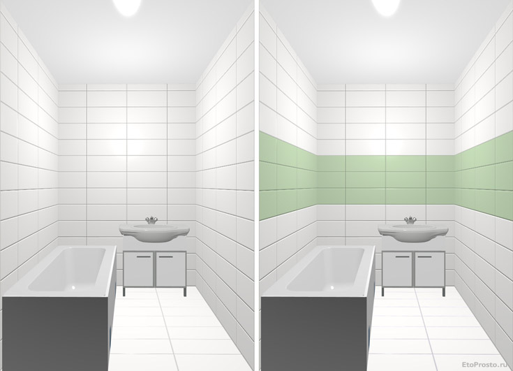 Дизайнерские приемы при оформлении ванной комнаты
