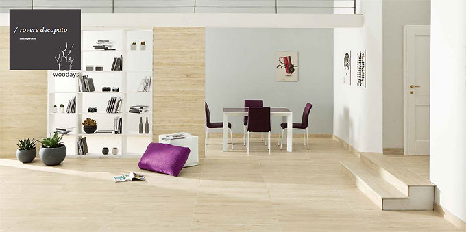 Rovere decapato Woodays Tagina. новинка итальянской плитки в интерьере