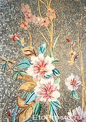 Цветочное панно от Sicis. Новинка выставки Cersaie 