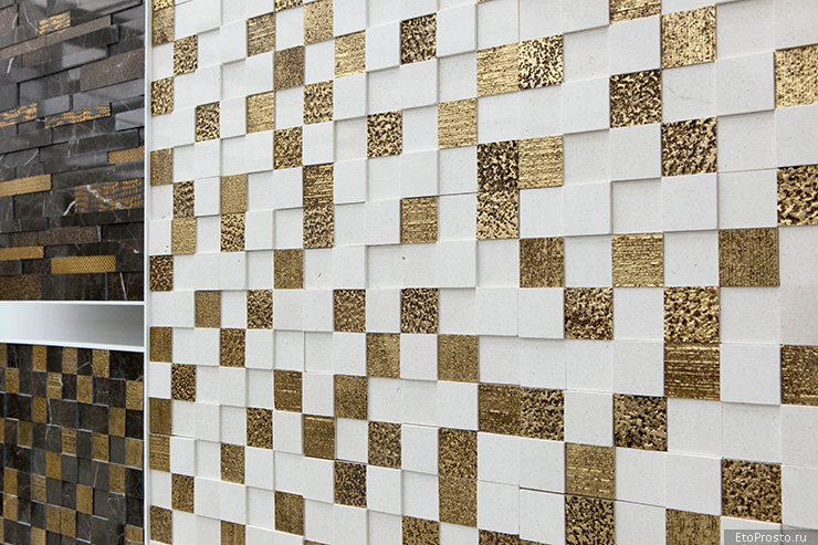 Мозаика с золотыми вставками Perodna Museum
