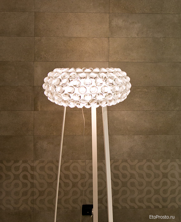 A beautiful floor lamp