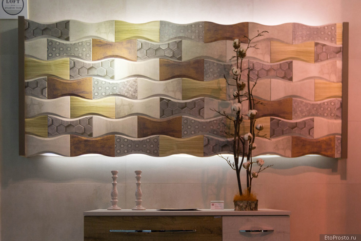 екоры в форме песочных часов от фабрики Atlantic Tiles