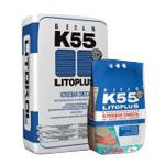 Litoplus K55 белый цементный клей Litokol для мозаики