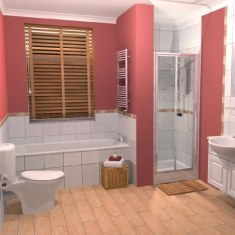 Дизайн ванной комнаты для скромного семьянина