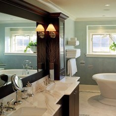 Дизайн респектабельной ванной комнаты